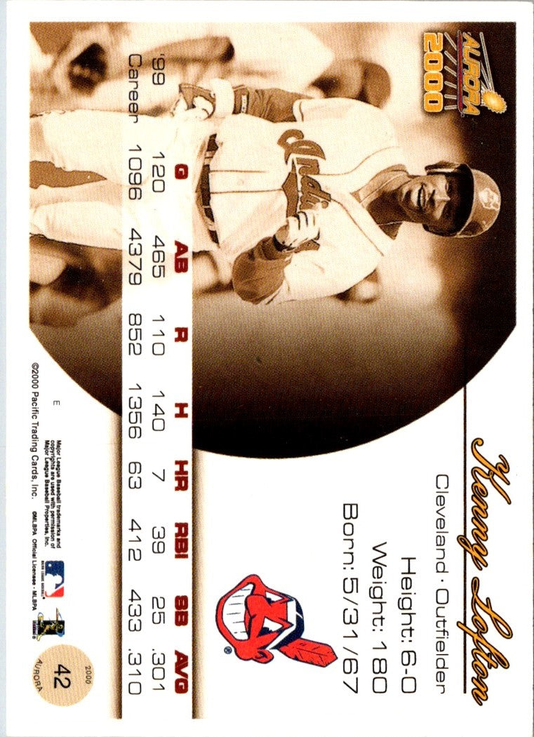 2000 Pacific Aurora Kenny Lofton