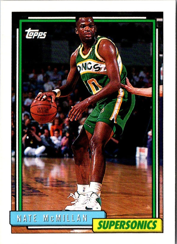 1992 Topps Gold Nate McMillan #306