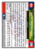 2008 Topps Opening Day Rich Thompson #198 Rookie