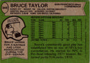 1978 Topps Bruce Taylor
