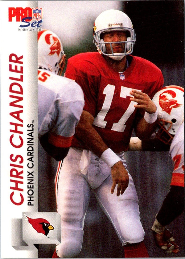 1992 Pro Set Chris Chandler #617