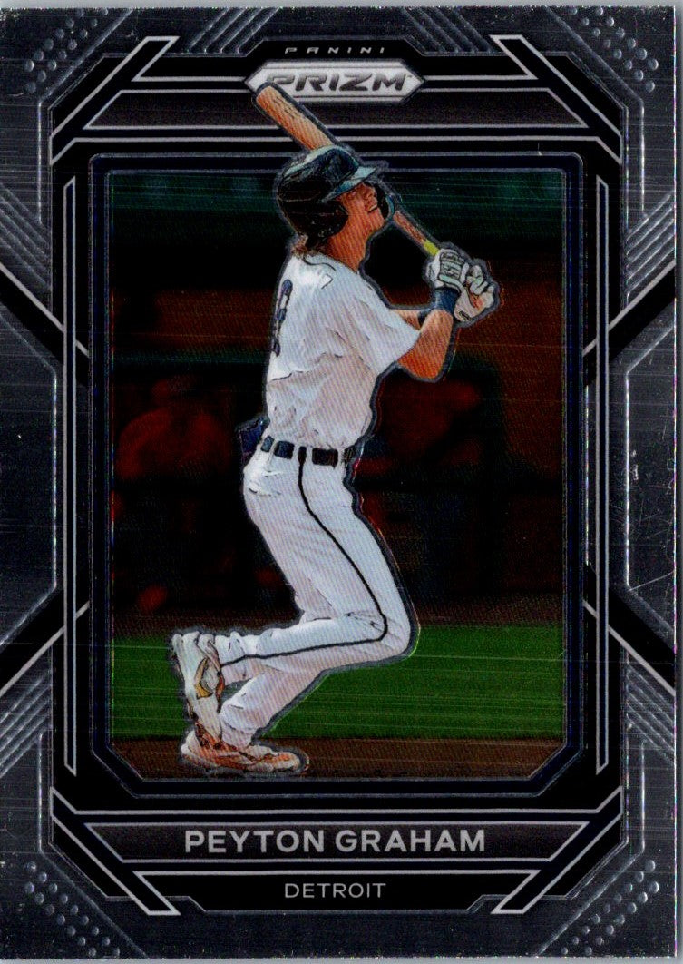 2023 Panini Prizm Blue Ice Peyton Graham