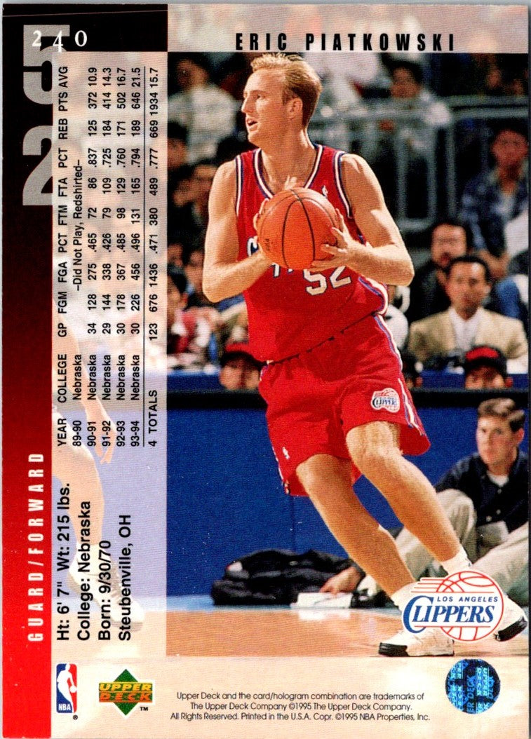 1995 Upper Deck Eric Piatkowski