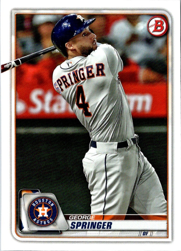 2020 Bowman George Springer #41