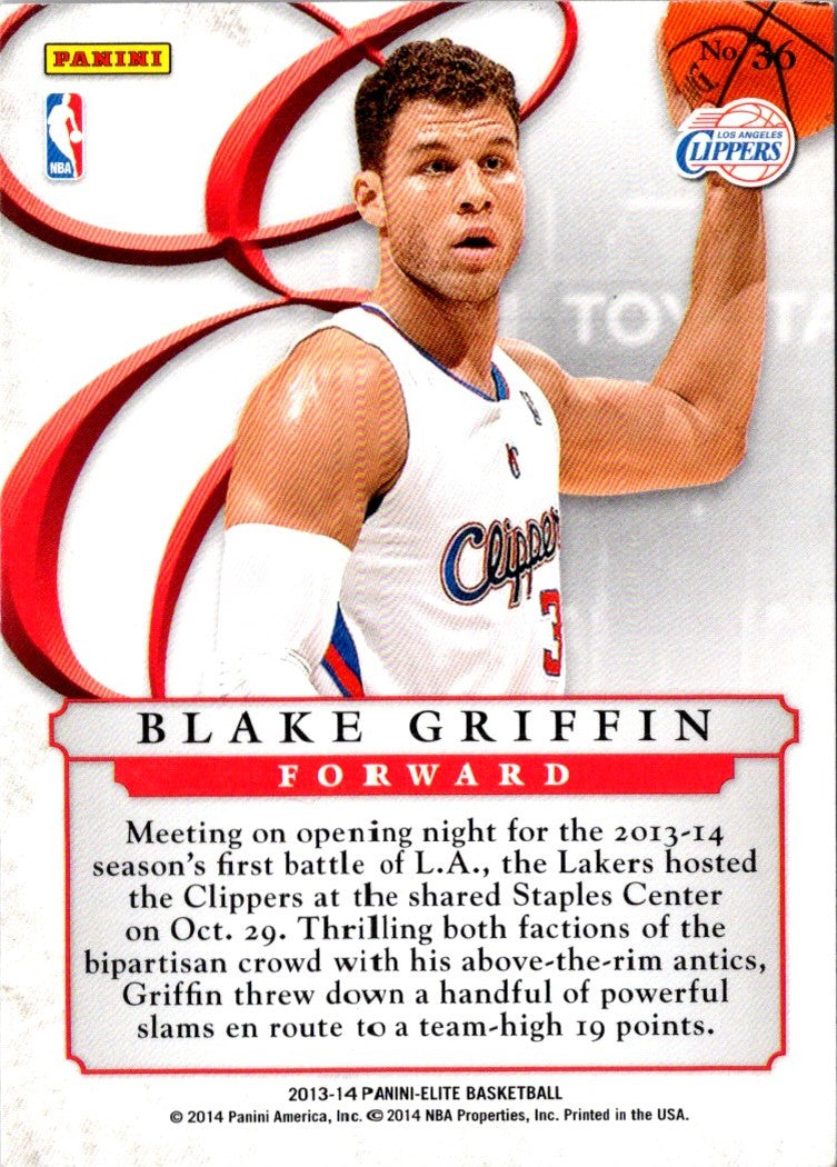 2013 Panini Elite Series Inserts Blake Griffin