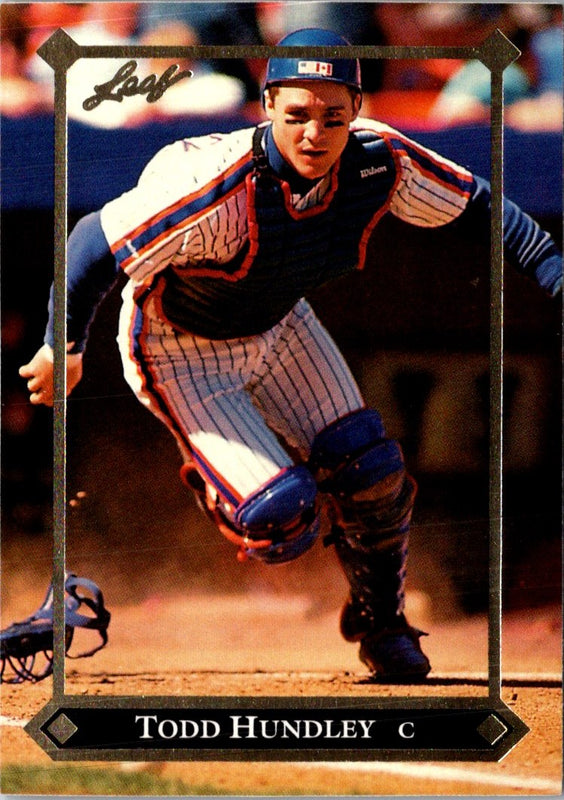 1992 Leaf Gold Rookies Todd Hundley #BC-7