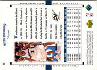 1998 SP Authentic Mitch Richmond #89