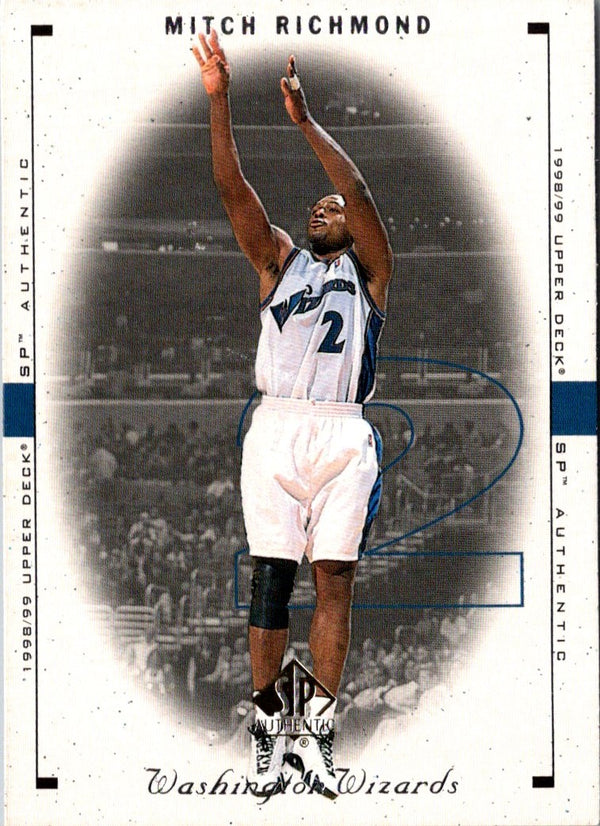 1998 SP Authentic Mitch Richmond #89