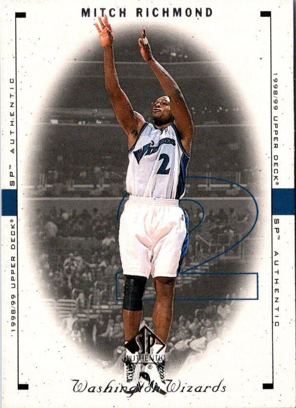 1998 SP Authentic Mitch Richmond #89