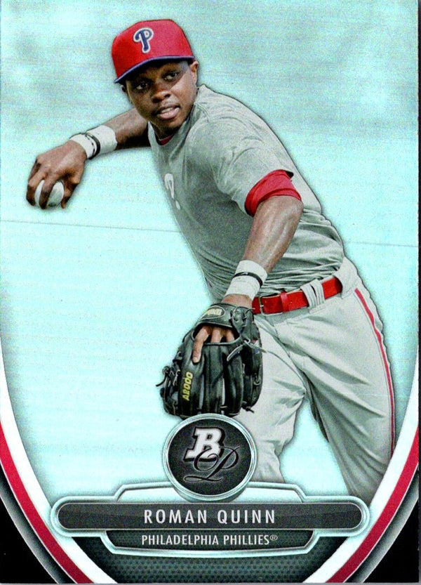 2013 Bowman Platinum Chrome Prospects Refractors Roman Quinn #BPCP98