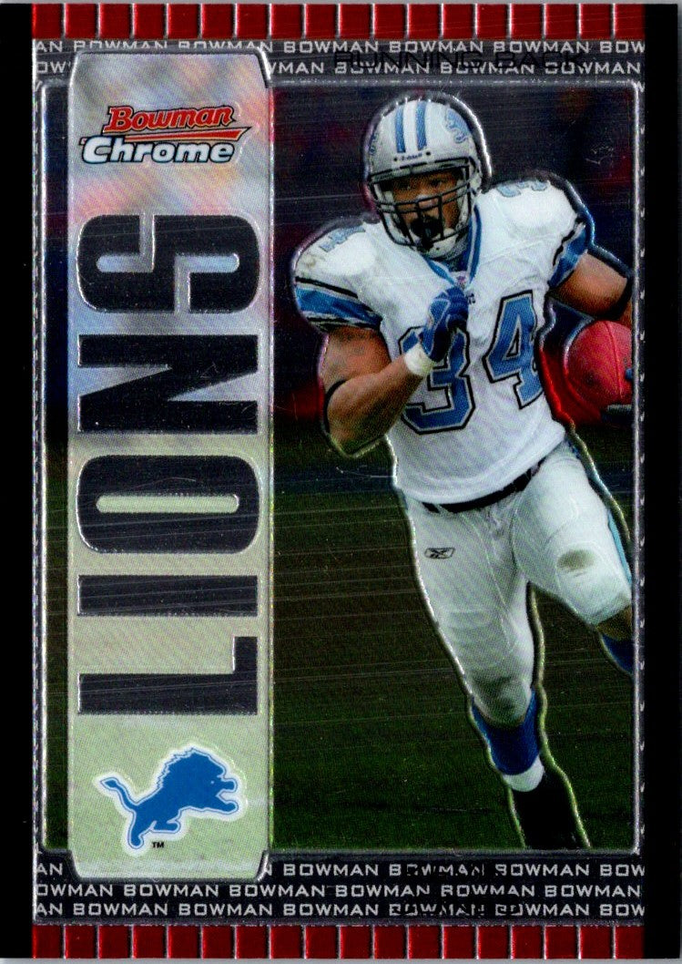 2005 Bowman Chrome Red Refractors Kevin Jones