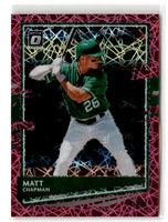 2020 Donruss Optic Pink Velocity Matt Chapman #151 159/199