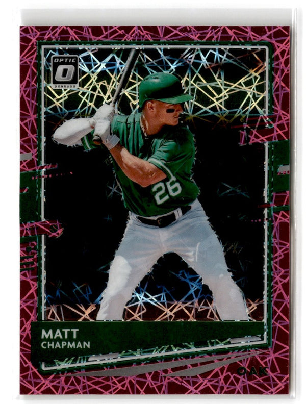 2020 Donruss Optic Pink Velocity Matt Chapman #151 159/199