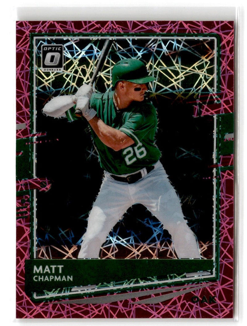 2020 Donruss Optic Pink Velocity Matt Chapman