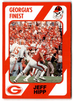 1989 Collegiate Collection Georgia 200 Jeff Hipp #86