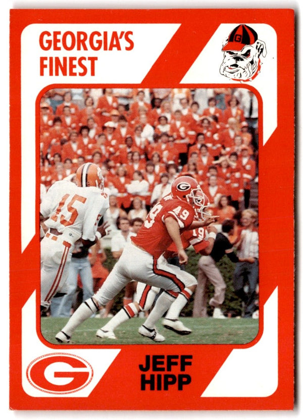 1989 Collegiate Collection Georgia 200 Jeff Hipp #86