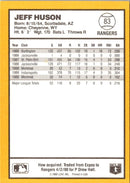 1990 Donruss Best of the AL Jeff Huson