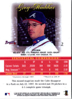 1998 Topps Gold Label Greg Maddux #2