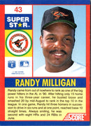 1991 Score 100 Superstars Randy Milligan