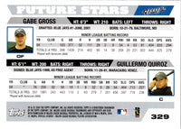 2005 Topps Gabe Gross/Guillermo Quiroz #329