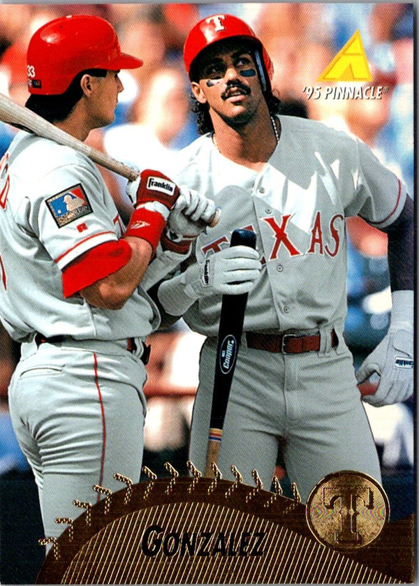 1995 Pinnacle Juan Gonzalez #227