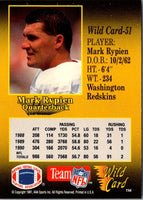 1991 Wild Card Mark Rypien #51