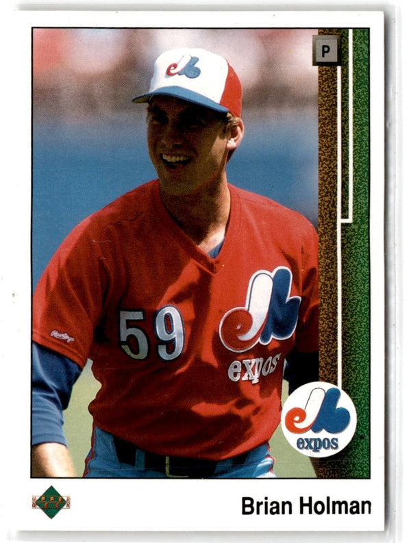 1989 Upper Deck Brian Holman #356 Rookie