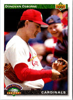 1992 Upper Deck Gold Hologram Donovan Osborne #777