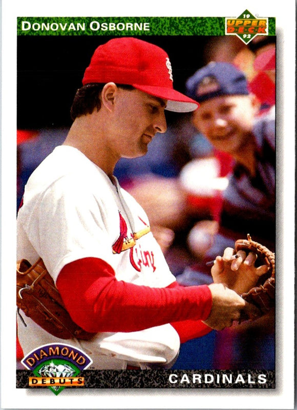 1992 Upper Deck Gold Hologram Donovan Osborne #777