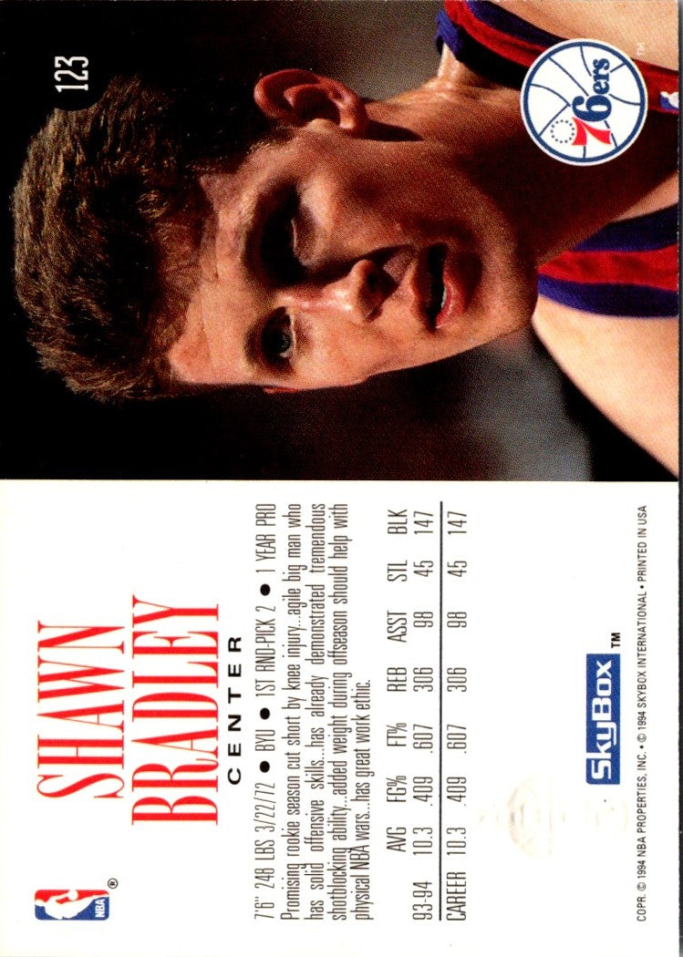 1994 SkyBox Shawn Bradley