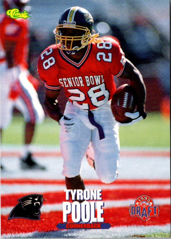 1995 Classic NFL Rookies Tyrone Poole #22