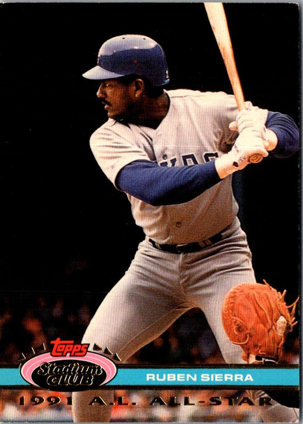 1992 Stadium Club Dome Ruben Sierra #172