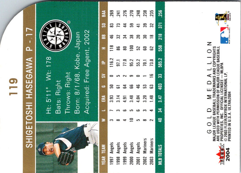 2004 Ultra Gold Medallion Shigetoshi Hasegawa