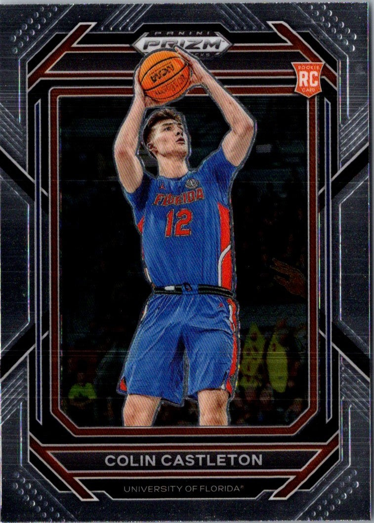 2023 Panini Prizm Draft Picks Choice Blue/Yellow/Green Colin Castleton