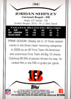 2010 Topps Prime Retail Jordan Shipley #92 Rookie