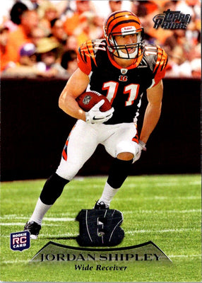 2010 Topps Prime Retail Jordan Shipley #92 Rookie