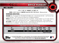 2022 Bowman Draft Baseball Chrome Bryce Hubbart #BDC-17 Rookie