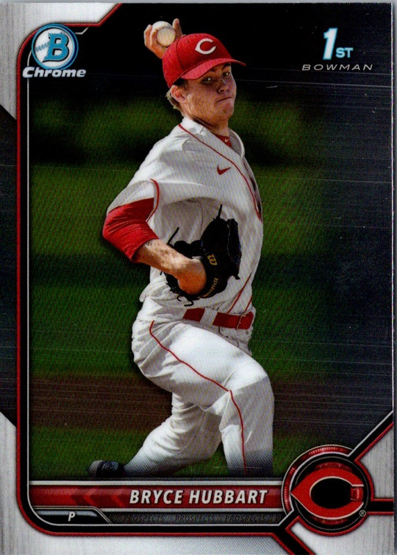 2022 Bowman Draft Baseball Chrome Bryce Hubbart #BDC-17 Rookie