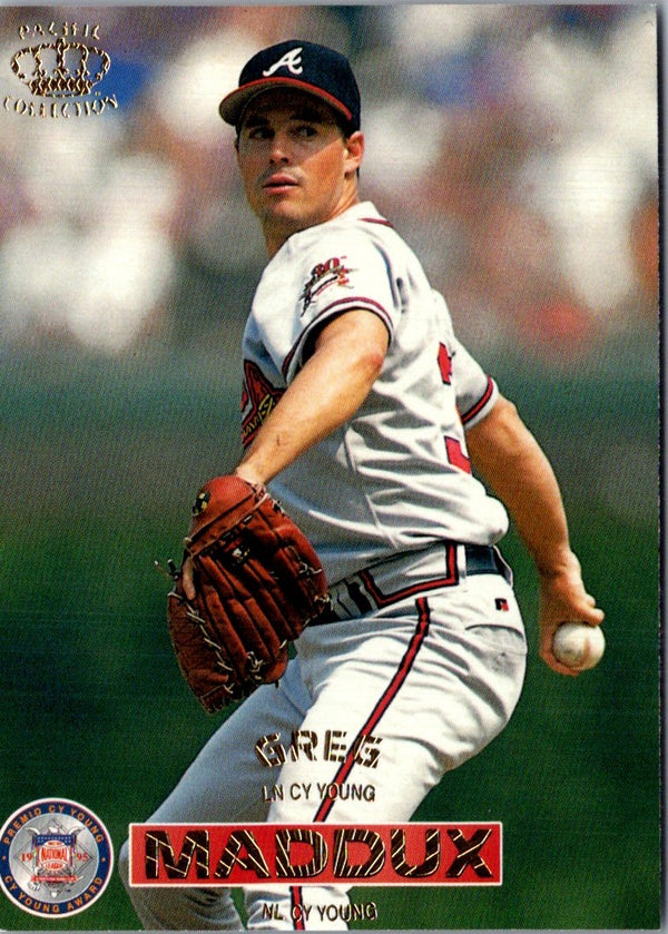 1996 Pacific Crown Collection Greg Maddux #18