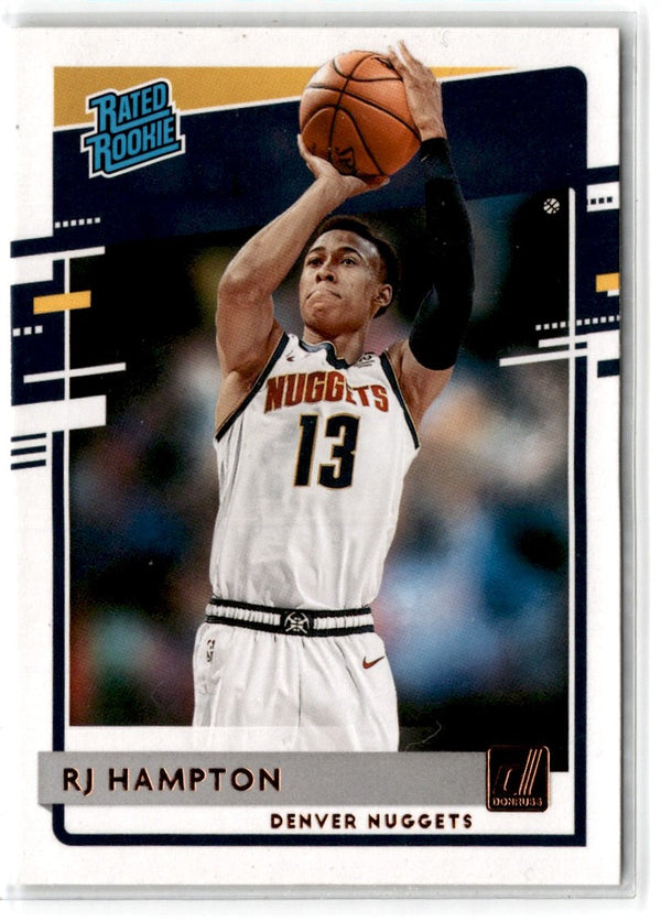 2020 Donruss Rated Rookies RJ Hampton #237