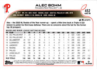 2022 Topps Blue Alec Bohm #452