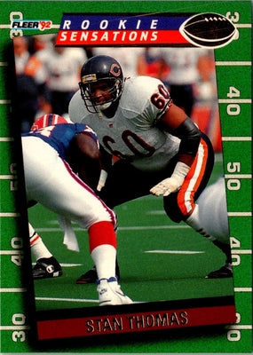 1992 Fleer Rookie Sensations Stan Thomas #3