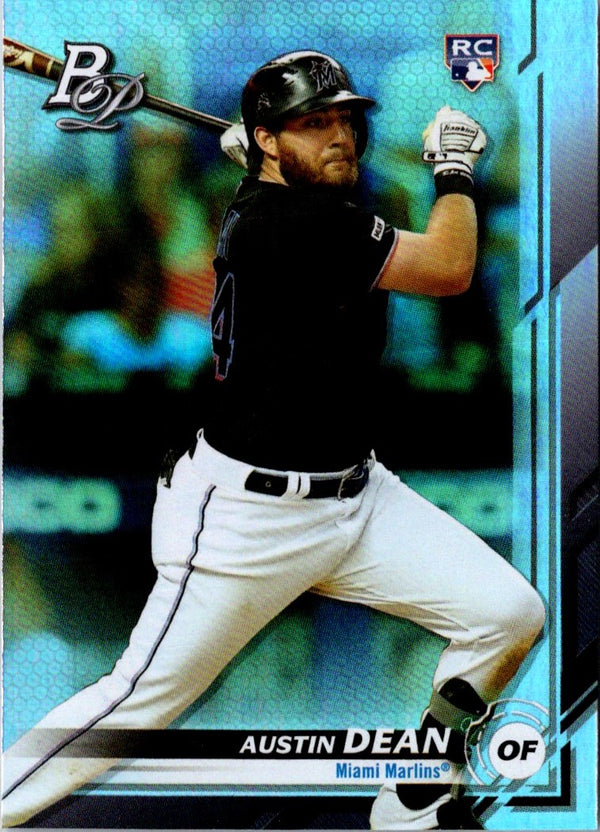 2019 Bowman Platinum Austin Dean #50 Rookie