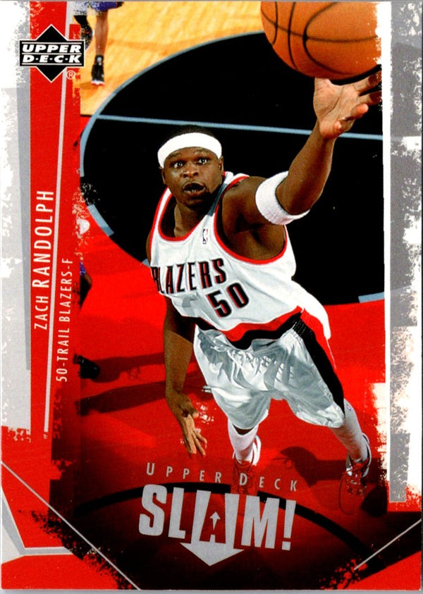 2005 Upper Deck Slam Zach Randolph #72