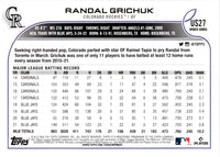 2022 Topps Update Randal Grichuk #US27