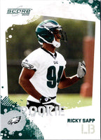 2010 Score Ricky Sapp #381 Rookie