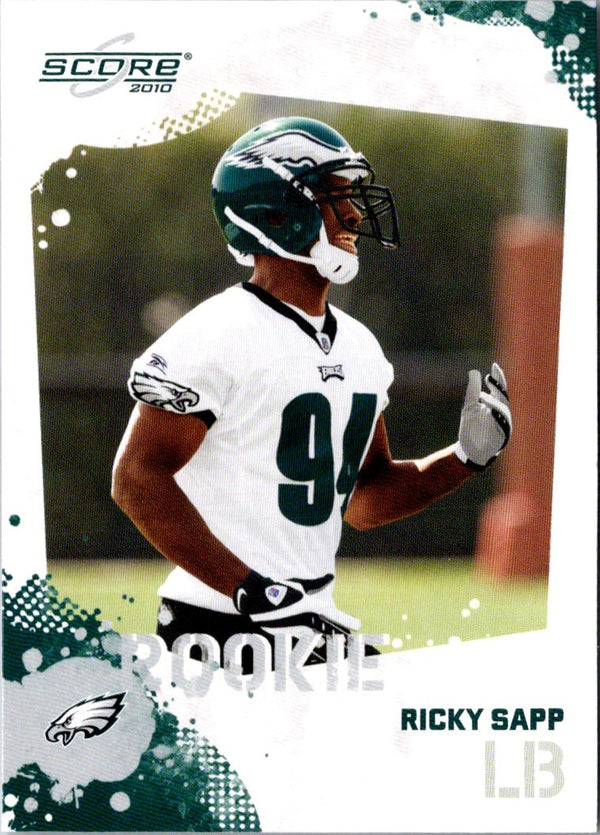 2010 Score Ricky Sapp #381 Rookie