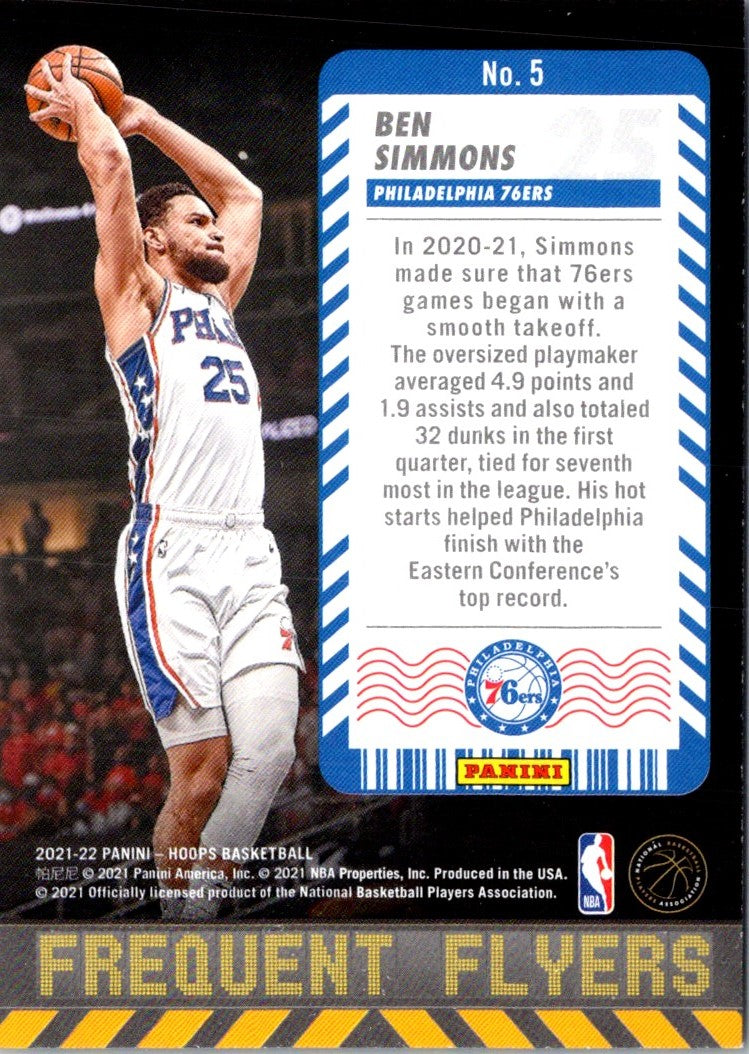 2021 Hoops Frequent Flyers Ben Simmons
