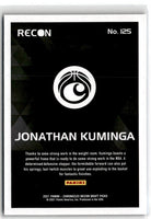 2021 Panini Chronicles Draft Picks Jonathan Kuminga #125