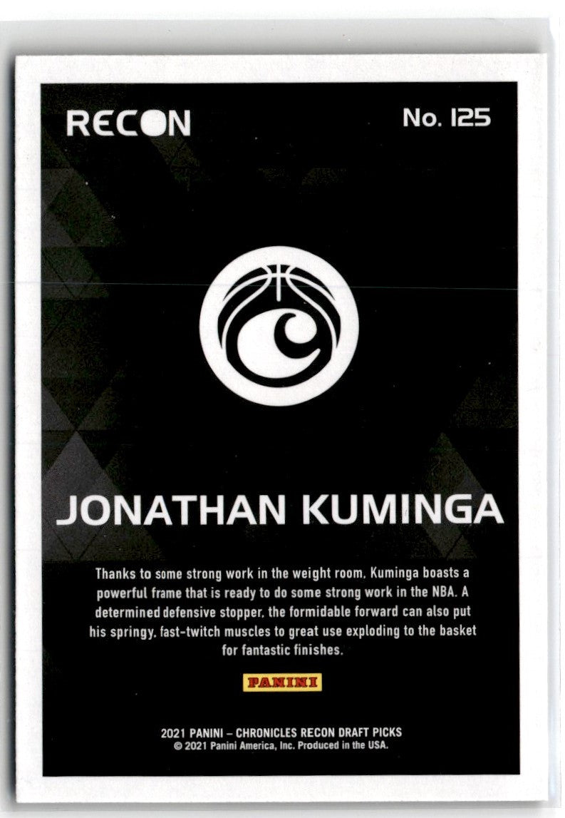 2021 Panini Chronicles Draft Picks Jonathan Kuminga